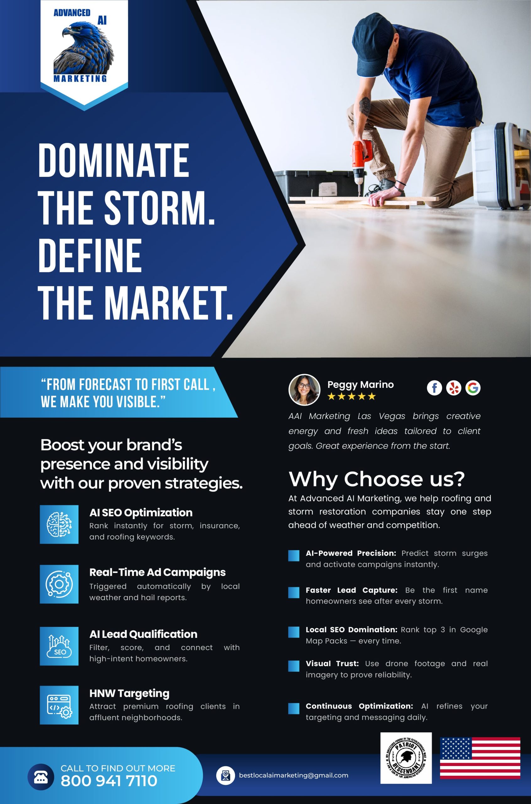 AI Lead Generation for Roofing & Storm Damage Restoration